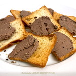 ガストロノミア ヨシ - 鶏レバーのムースペースト乗せミニトースト（４人分）