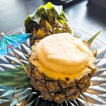 炭火焼肉 キンザン - パイナップルシャーベット