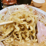 ラーメン たかはし - 平打ち麺はもっちもちで激ウマ！