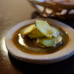 手打ち蕎麦 かね井 - 「山葵の醤油漬け」