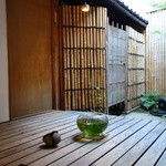 手打ち蕎麦 かね井 - 中庭