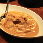 タンドールバル カマルプール - 2013.8 クリーミー海老カレー（1,200円）