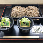 Komagatake Sa-Bisu Eria (Nobori) Fu-Do Ko-To - 信州ざるそば、ざるそば増量、690円＋290円。