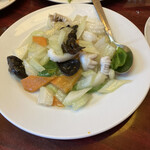 Ryuuki - セロリの海鮮の炒め物。塩味風。