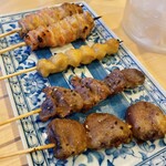 Yakitori Zeroni - ハツ　砂肝　ぼんじり　セセリ