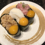 独楽寿司 - お月見3点盛り　275円
