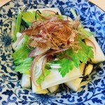 焼き鳥 02 - セロリと茗荷谷と塩昆布