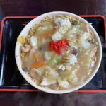 むつみ食堂 - あんかけ焼きそば大盛