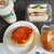 ベーカリー カフェ コペ - 料理写真:左手前が、キーマカレーパン、右上がカツサンド、右手前がつぶあんぱん。どれも美味でした♪