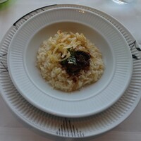 アロマフレスカ 名古屋 - シンプルなパルミジャーノチーズのリゾット