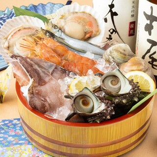 お席でじっくり宮地鮮屋の『浜焼き』