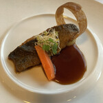 日光金谷ホテル - 虹鱒のソテー。