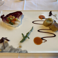 日光金谷ホテル - 若鶏のパティ。