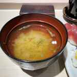 神田江戸ッ子寿司 - 海老風味の味噌汁