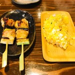 炭火焼鳥専門店 陽の鶏 - ネギマ、ポテトサラダ