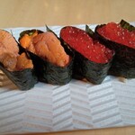 寿司居酒屋 まるがまる - うに　いくら