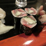 宝寿司分店 - サンマの海苔巻き・・・絶品(*´∀｀)