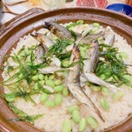 蕎麦割烹  倉田 - 長良川産 鮎の炊き込みご飯
