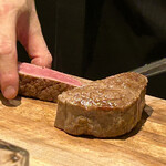 イル アオヤマ - シャトーブリアン　炭火焼き