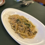 カーザ ドルチェ カーザ - ②イワシとウイキョウのサフランソース　カザレッチェ1700円