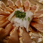 力士料理 天籟山 - 鶏たたき♪