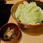 力士料理 天籟山 - レタしゃぶ&お通し♪