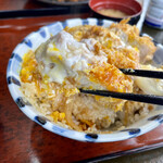 麺や 龍玄 - 特選カツ丼 アップ