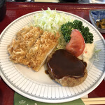 Tokiwa Ya - ときわランチ：チキンカツ、ハンバーグ