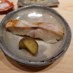 千葉たかおか - 赤甘鯛(骨出汁に漬けてから焼いた)