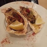サッポリーニ - 北海道産殻付牡蠣のロースト