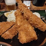 とんかつ こころ - 穴子ひれかつ定食(夏季限定)