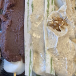 横丁とうふ店 最上川千本だんご - あんこだんご、くるみだんご、カリフォルニアくるみだんご