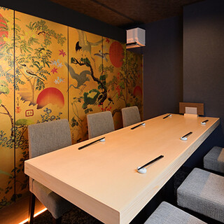 《개인실 완비》 환대에도 적합한 상질의 일본식 모던 공간
