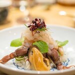 タイ料理 みもっと - 2023.3 タイプラーソンクルアン（タイ南部式 魚の内臓の塩辛ソースのサラダ）