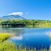 利尻亀一 - ◎利尻島最大の湖沼、オトタマリ沼。