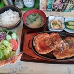 Shoufukutei - スタミナロースステーキダブル定食