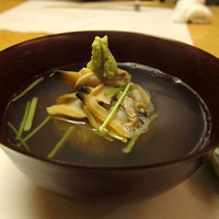 焼おにぎりの浅蜊茶漬け