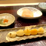 青空 - 追加　小柱串焼き