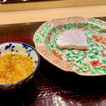 青空 - 湯引きされたハタ　おろしダレで　旨いなぁ