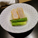 きたしんち 弓場慎之佑 - 帆立とアスパラ