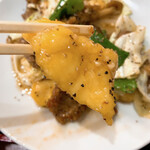 中国料理 峨嵋山 - 白身魚のフライ