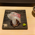 鮨 季らく - 九州真鯛、とり貝