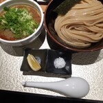 中華蕎麦 ひら井 - つけ蕎麦(麻辣追加で)ネギ