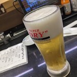 Mawashisushi Katsu Katsu Midori - 生ビール