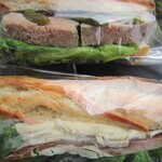 ル・グルニエ・ア・パン - サンドイッチ2種類