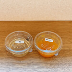 創作和菓子 菓心 まるいち - あんみつとくずきりはシロップを4種から選べます