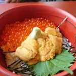 さんとり茶屋 - うにとイクラの三陸丼(3,080円)