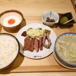 Gyutan Sumiyaki Rikyuu - 牛タン定食(３枚６切)(2,190円)