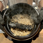 薪鳥新神戸 - 土鍋鶏そぼろご飯