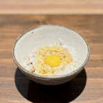 薪鳥新神戸 - 土鍋鶏そぼろご飯 卵